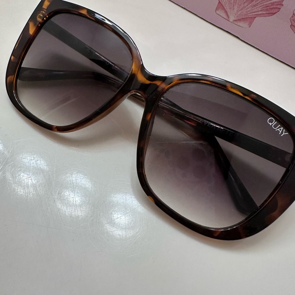 Quay Australia Ever After Tortoise Shell Sunglasses - Picture 2 of 5